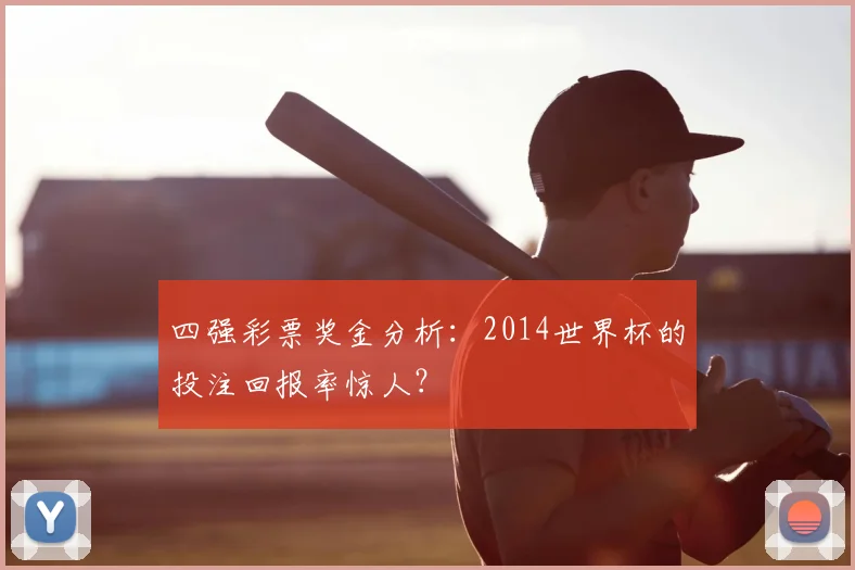 四强彩票奖金分析：2014世界杯的投注回报率惊人？